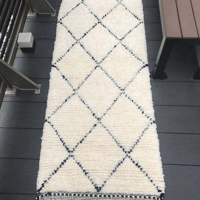 Large Moroccan Rug , Beni Ourain Colorful Rug Checkered Rug Custom Beni Ourain rug Style Moroccan Rug Custom rug - Berber rug
