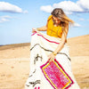 Azilal Rug with colorful patterns handmade Berber rug bohemian style - Berber rug