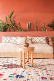 Azilal Rug with colorful patterns handmade Berber rug bohemian style - Berber rug
