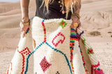Azilal Rug with colorful patterns handmade Berber rug bohemian style - Berber rug