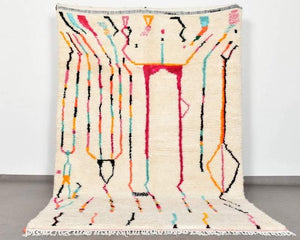 Azilal Rug - Moroccan Rug - Colorful Moroccan Rug - Colorful Rug - Morrocan Rug - Berber Rug Beni Ourain Rug Boho Rug Morrocan Rug Custom - Berber rug