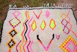 Berber Moroccan Costum rug - Moroccan Woolen carpet - New Azilal rug - Beni ouarain style - New Beni ouarain rug - fine berber rug