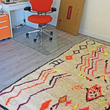 Berber Moroccan Costum rug - Moroccan Woolen carpet - New Azilal rug - Beni ouarain style - New Beni ouarain rug - fine berber rug